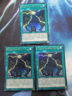 YuGiOh! Mound of the Bound Creator DRL3-EN053 x3 PLAYSET 1st Ed Ultra Rare - Image 1