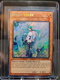 Yu-Gi-Oh! TCG Effect Veiler - Secret Rare - 1st Edition RA01-EN003 Near Mint NM - Image 1