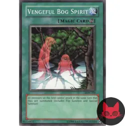Yugioh Vengeful Bog Spirit LON-103 Common NM - Image 1