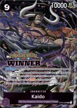 One Piece TCG • Kaido ST04-003 • Tournament Winner-Promo • ENG/NM - Image 1