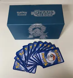 Pokemon 15 Game Cards & Steam Siege Box (See Pictures) - Image 1