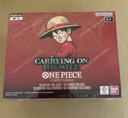 One Piece OP13 Carrying On His Will Booster Box - Brand New & Sealed Cards TCG - Image 1