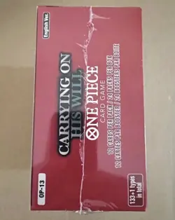 One Piece OP13 Carrying On His Will Booster Box - Brand New & Sealed Cards TCG - Image 4