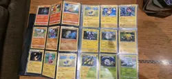 Pokemon Card Collection Over 200 Cards, Tin, Pages, Coins - Image 3