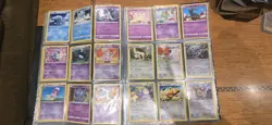 Pokemon Card Collection Over 200 Cards, Tin, Pages, Coins - Image 5