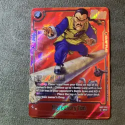 Mercenary Tao SB02-056 Alternate Art Manga Booster 02 Dragon Ball Card English - Image 1