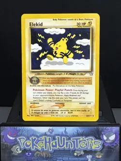 Pokemon Card Elekid 22/111 Neo Genesis WOTC Non Holo Rare Light Play - Image 1