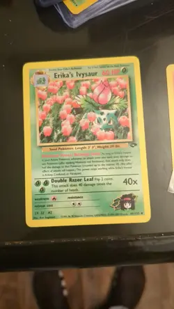 Pokemon TCG Gym Challenge Erika's Ivysaur Card 41/132 Unlimited Uncommon - Image 1