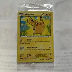 XY Base Set Pikachu cosmos Holo 42/146 - 2014 promo Pokemon Card - Sealed/New - Image 1
