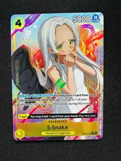 S-Snake (Alt Art) OP13-114 R Carrying on His Will - ONE PIECE Card Game ENGLISH - Image 1