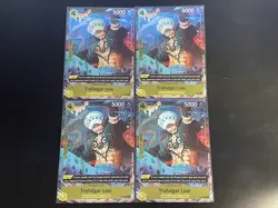 x4 Trafalgar Law P-088 Event Pack Vol 7 Holo Foil One Piece TCG Card Game NM - Image 1