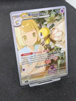 Pokemon Card Lillie's Ribombee 164/159 Illustration Rare Journey Together *New* - Image 2