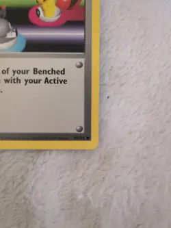 Pokemon Trainer Card Switch 95/102 Common Base Set - Image 5