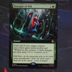 MTG Strength Of Will 0267 (Borderless) [Marvels Spider-man, Near Mint] - Image 1