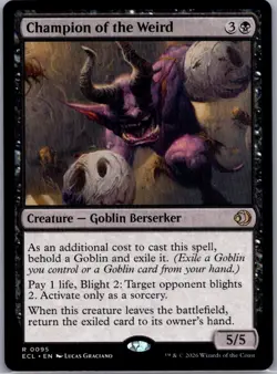 Champion of the Weird (R) #95 Lorwyn Eclipsed MTG NM - Image 1