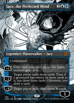 Jace, the Perfected Mind (Borderless Manga) [Phyrexia: All Will Be One] Foil Nea - Image 1
