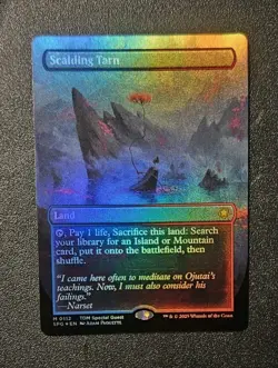 x1 Scalding Tarn SPG MTG 112 FOIL BORDERLESS MYTHIC M/NM 1x - Image 1