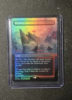 x1 Scalding Tarn SPG MTG 112 FOIL BORDERLESS MYTHIC M/NM 1x - Image 3