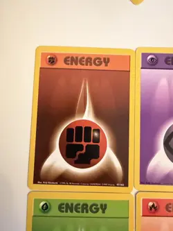 Pokemon TCG Energy Cards Bundle x6 Base Set 1999 WOTC Vintage Lot Play Set - Image 4