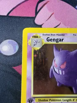 1999 Pokemon TCG Fossil 1st Edition Gengar Holo Rare - Image 4