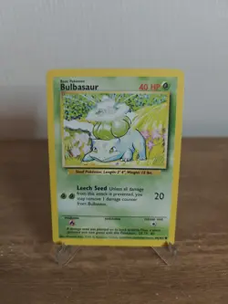 Pokemon TCG - Bulbasaur Base Set 44/102 Regular Unlimited Common {143} - Image 1