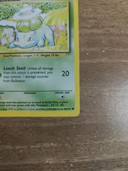 Pokemon TCG - Bulbasaur Base Set 44/102 Regular Unlimited Common {143} - Image 5