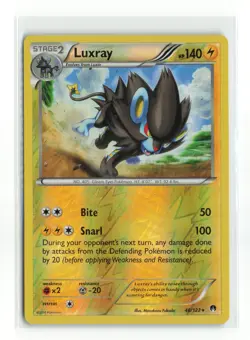 LUXRAY 46/122 REVERSE HOLO BREAKPOINT POKEMON TCG NM-LP - Image 1
