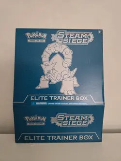 Pokemon XY Steam Siege Volcanion Elite Trainer Box ETB Cover/Poster - Image 1