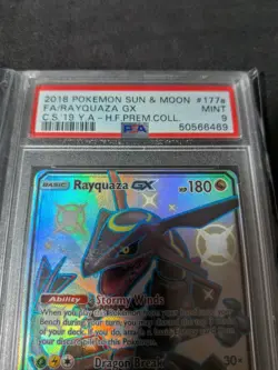 Carta pokemon Rayquaza gx 177a ENG PSA9 - Image 5