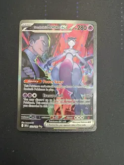 Team Rocket's Mewtwo EX 231/182 Sv10: Destined Rivals SIR - Near Mint Pokemon - Image 1