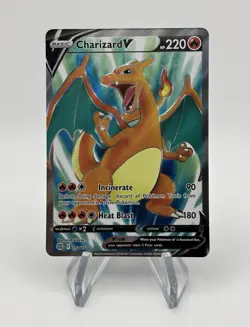 2022 Pokemon SWSH: Brilliant Stars Charizard V Full Art 153/172 Mint Condition - Image 1