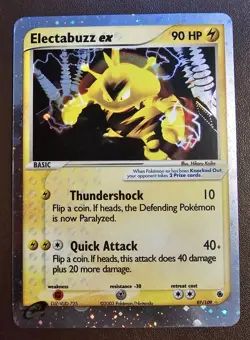 Pokemon TCG Electabuzz ex EX Ruby & Sapphire 97/109 Holo Ultra Rare LP 🔥 - Image 1