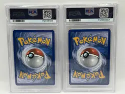 PSA 8 Sequential Set Pokemon Reshiram & Zekrom EX Black & White Next Destinies - Image 2
