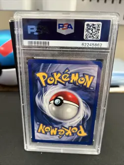 Pokemon Pikachu TCG Red Cheeks Shadowless Base Set 1999 Vintage PSA 9 - Image 2
