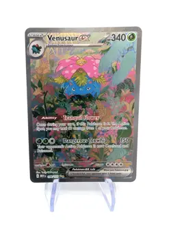 Venusaur EX Scarlet Violet 198/165 Special Illustration Rare Pokemon Near Mint - Image 1