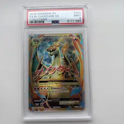 2016 Pokemon XY Evolutions Mega M Charizard EX Full Art 101/108 PSA 9 MINT 🔥 - Image 1