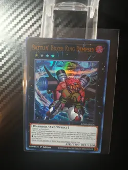 Yugioh Yu-Gi-Oh! Battlin' Boxer King Dempsey LD10-EN036 1st edition Ultra Rare - Image 2
