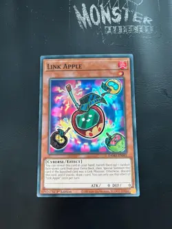YUGIOH LINK APPLE SUPER RARE DAMA-EN092 1ST EDITION - Image 1