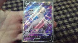 Pokemon Card TCG - Full Art Mewtwo V - Black Star Promo SWSH229 NM - Image 3
