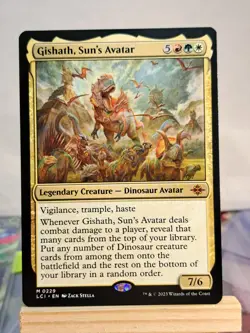 Gishath, Sun's Avatar the Lost Caverns of Ixalan Regular Card LCI 0229 - Image 1