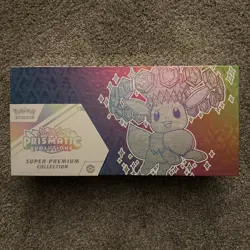 Pokemon Prismatic Evolutions SPC with Promo - No Packs! (PROMO CARD CORNER DENT) - Image 2