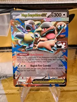 Mega Kangaskhan Ex Pokemon Prize Pack Series 8 Promo Pokemon Card NM/LP - Image 1