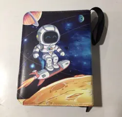 400 Card Pocket Binder with 4 Pocket Trading Cards Album - Astronaut - Image 2