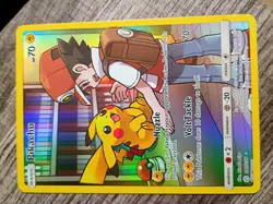 Pokemon TCG Sun & Moon Cosmic Eclipse Pikachu Card 241/236 Secret Rare Holo - Image 3