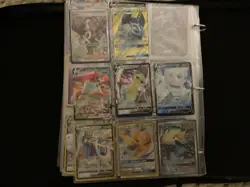 Pokemon TCG Binder Lot Foil & Regular Cards Charizard Pikachu Blastoise - Image 1