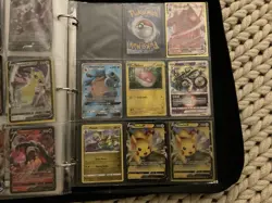 Pokemon TCG Binder Lot Foil & Regular Cards Charizard Pikachu Blastoise - Image 4
