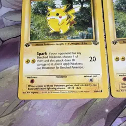 PIKACHU [2] 1st Edition 1999 Pokemon Jungle Common Card 60/64 - Image 4