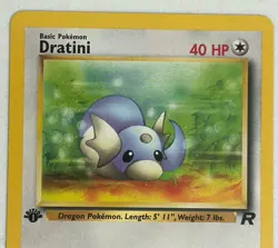 DRATINI TEAM ROCKET 1ST EDITION POKEMON CARD 53/82 LP COMMON WOTC VINTAGE - Image 3