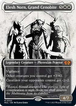 MTG - Elesh Norn, Grand Cenobite - - Light Play - Foil - Image 1