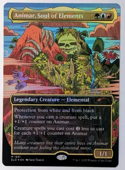 Animar, Soul of Elements (Rainbow Foil) Secret Lair Drop Foil, NM - MTG - Image 1